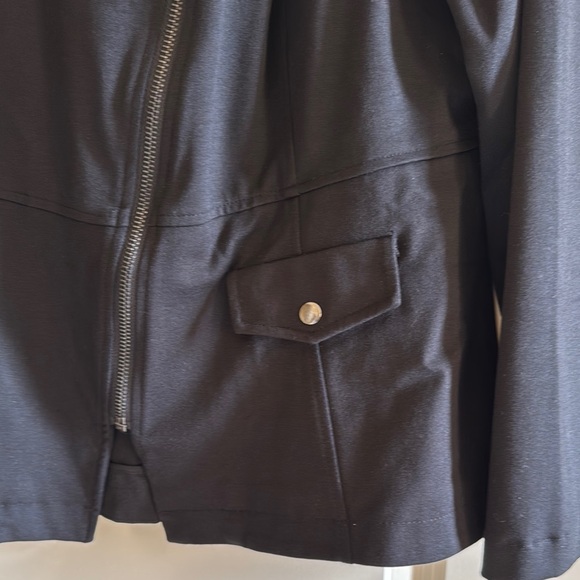 Lane Bryant Black Ponte Moto jacket - Picture 7 of 13